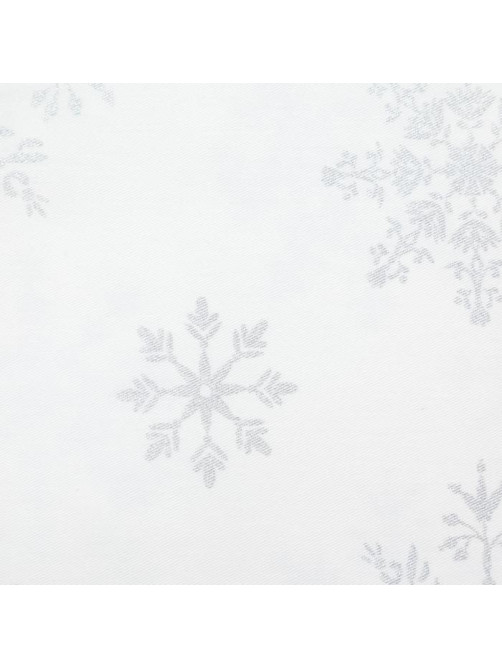 Скатерть новогодняя «Этель» Серебряные снежинки 149×110 ±3 см, 100%хл, 190 г/м²