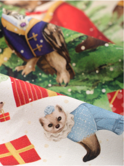Скатерть новогодняя «Этель» Noble Christmas, 150×220±3 см с ГМВО, 100% хлопок, саржа 190 г/м²
