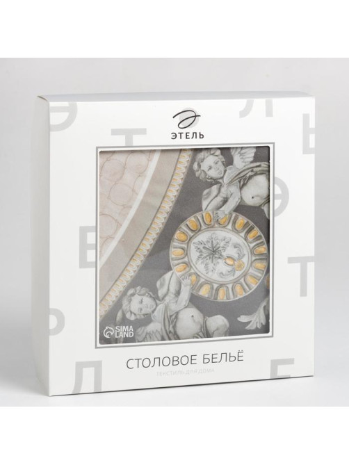 Скатерть «Этель» Classic style, 180×145 см ±3 см, 100% хлопок, саржа 190 г/м², с ВГМО