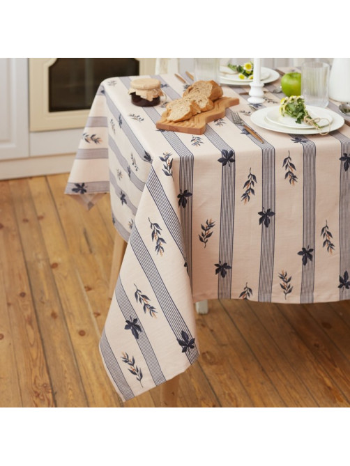 Скатерть «Этель» Leaves, 149×220 см, 100% хлопок, репс 220 г/м²