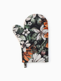 Варежка - прихватка «Этель» Meadow flower, 20×27 см, 100% хлопок, саржа 190 г/м²