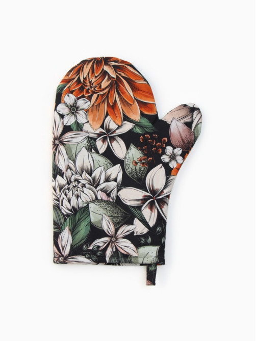 Варежка - прихватка «Этель» Meadow flower, 20×27 см, 100% хлопок, саржа 190 г/м²