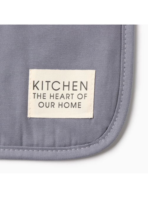 Кухонный набор «Этель» Kitchen blue: прихватка, варежка-прихватка, синий