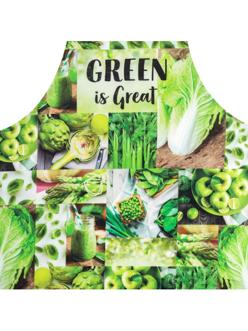 Фартук кухонный «Этель» GREEN, 70×60 см, 100% хлопок, саржа 190 г/м²