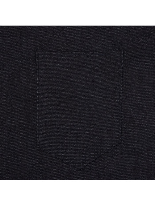Фартук кухонный «Доляна», джинсовый, 60×88 см, чёрный