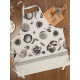 Фартук кухонный «Этель» Healthy life, 60×65 см, 100% хлопок, репс 210 г/м²