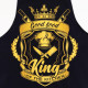Фартук кухонный мужской «Этель» KING, 73×71 см, 100% хлопок, саржа 190 г/м²