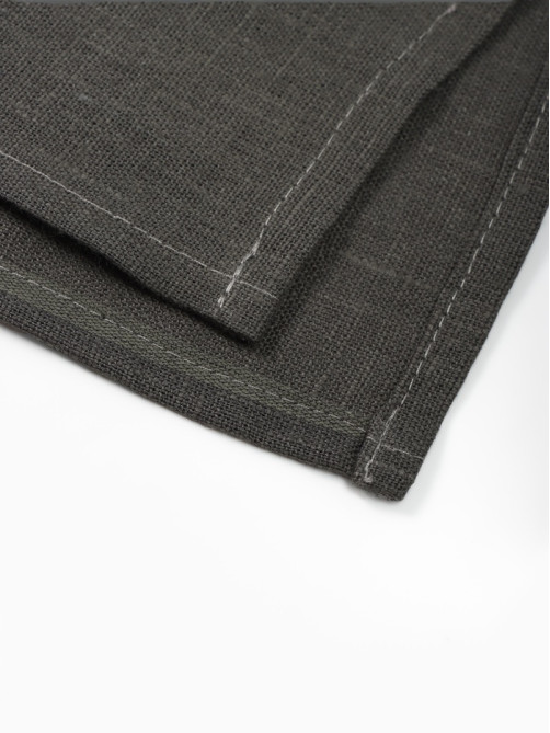 Фартук «Этель» ECO grey, 60×70 см, 100% лён, 245 г/м²