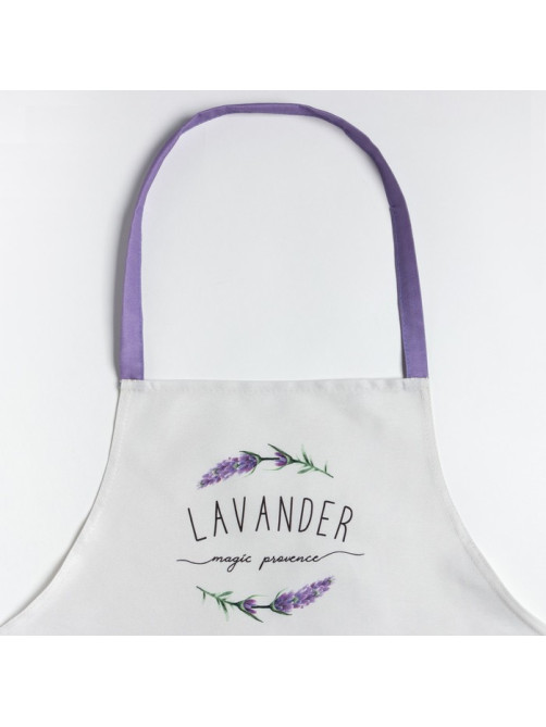 Фартук кухонный «Этель» Lavender, 60×70 см, 100% хлопок, саржа 190 г/м²