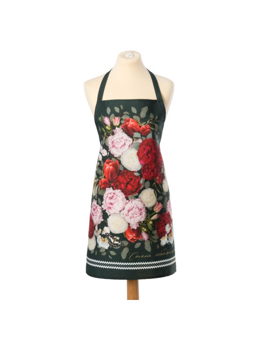 Фартук кухонный «Этель» Flowers, 60×70 см, 100% хлопок, саржа 190 г/м²