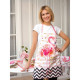Фартук кухонный «Этель» Pink flamingo, 60×65 см, 100% хлопок, саржа 190 г/м²