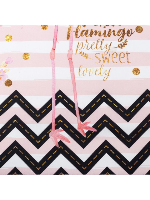 Фартук кухонный «Этель» Pink flamingo, 60×65 см, 100% хлопок, саржа 190 г/м²