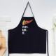 Фартук кухонный мужской «Этель» Just eat it, 73×71 см, 100% хлопок, саржа 190 г/м²