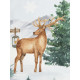 Фартук новогодний «Этель» Forest animals, 60×70 см, 100% хл, саржа 190 г/м²