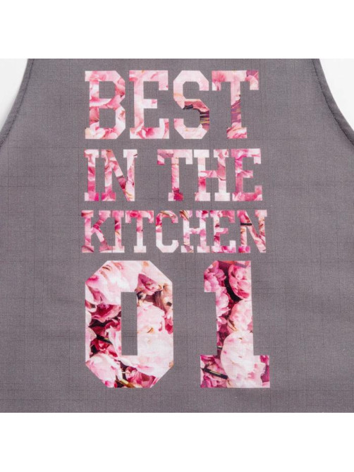 Фартук кухонный «Этель» Best in the kitchen, 60×70 см, 100% хлопок, репс 210 г/м²