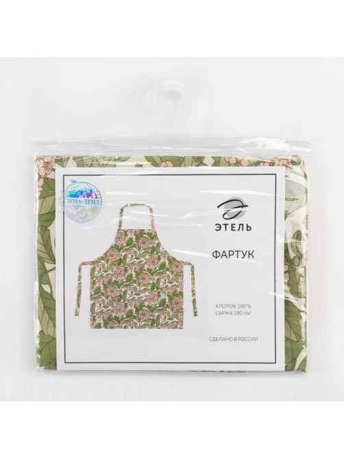 Фартук кухонный «Этель» Spring garden, 60×70 см, 100% хлопок, саржа 190 г/м²