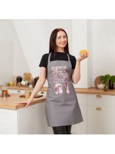 Фартук кухонный «Этель» Best in the kitchen, 60×70 см, 100% хлопок, репс 210 г/м²