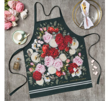 Фартук кухонный «Этель» Flowers, 60×70 см, 100% хлопок, саржа 190 г/м²