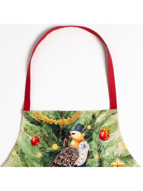 Фартук новогодний «Этель» Noble Christmas, 60×70 см, 100% хлопок, саржа 190 г/м²