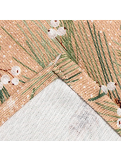 Фартук кухонный новогодний «Этель» Spruce branches, 60×70 см, 100% хлопок, саржа 190 г/м²