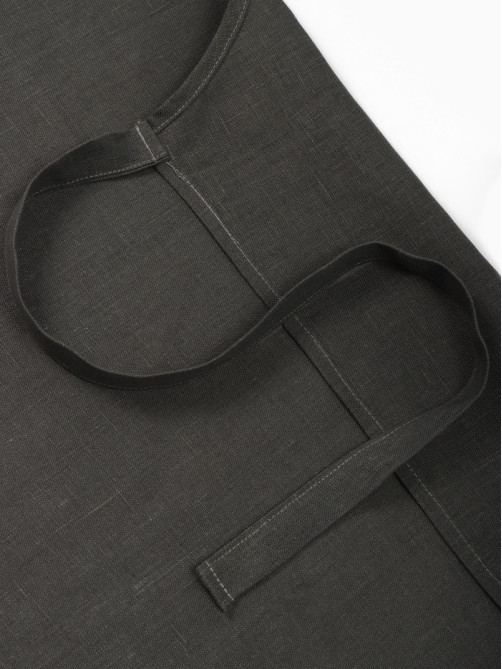 Фартук «Этель» ECO grey, 60×70 см, 100% лён, 245 г/м²