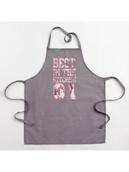 Фартук кухонный «Этель» Best in the kitchen, 60×70 см, 100% хлопок, репс 210 г/м²