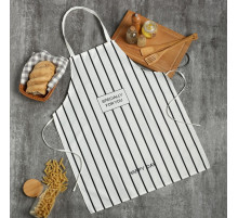 Фартук кухонный «Этель» For you, в полоску, 60×80 см