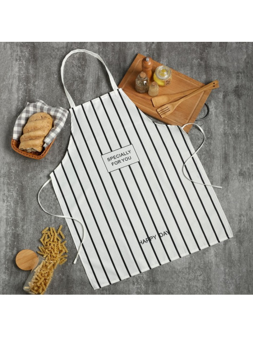 Фартук кухонный «Этель» For you, в полоску, 60×80 см