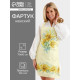 Фартук кухонный «Этель. Солнечные цветы», 70×60 см, 100% хлопок, саржа 190 г/м²