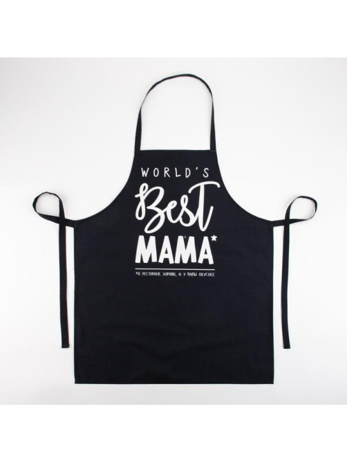 Фартук кухонный мужской «Этель» BEST МАМА, 70×60 см, 100% хлопок, саржа 190 г/м²