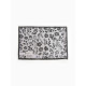 Салфетка на стол «Этель» Flowers black, 30×45 см, 370 г/м², чёрная