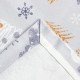 Набор салфеток сервировочных «Этель» Let it snow, 40×40 см - 4 шт., с декоративными кольцами, 100% хлопок, саржа 190 г/м²