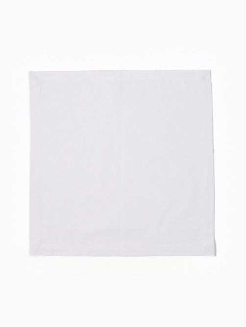 Набор салфеток с декоративными кольцами «Этель» White pleasure, 40×40 см - 4 шт., 100% хлопок, саржа 190 г/м²