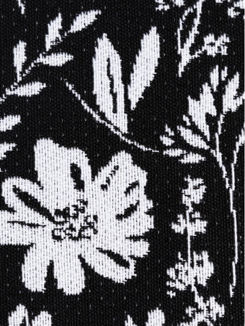 Салфетка на стол «Этель» Flowers black, 30×45 см, 370 г/м², чёрная
