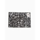 Салфетка на стол «Этель» Flowers black, 30×45 см, 370 г/м², чёрная