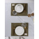 Набор салфеток «Этель» Kitchen, 30×40 см - 2 шт., 100% хлопок, саржа 220 г/м², зелёный