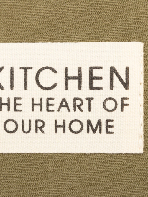 Набор салфеток «Этель» Kitchen, 30×40 см - 2 шт., 100% хлопок, саржа 220 г/м², зелёный