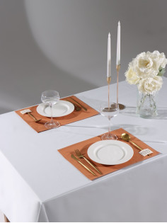 Набор салфеток «Этель» Kitchen, 30×40 см - 2 шт., 100% хлопок, саржа 220 г/м², оранжевый
