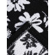 Салфетка на стол «Этель» Flowers black, 30×45 см, 370 г/м², чёрная