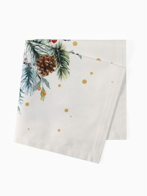 Набор салфеток сервировочных «Этель» Christmas bells, 40×40 см - 4 шт., 100% хлопок 100%, саржа 190 г/м²