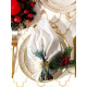 Набор салфеток сервировочных «Этель» Christmas bells, 40×40 см - 4 шт., 100% хлопок 100%, саржа 190 г/м²