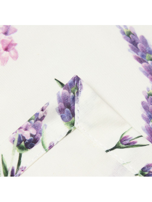 Набор салфеток с декоративными кольцами «Этель» Lavender, 40×40 см - 2 шт., 100% хлопок, саржа