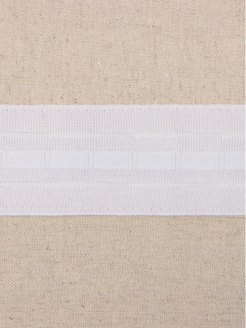 Шторы для кухни «Этель» ECO, 130(±6)×180 см - 2 шт., подхваты - 2 шт., молочные
