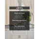 Шторы для кухни «Этель» ECO, 130(±6)×180 см - 2 шт., подхваты - 2 шт., молочные