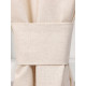 Шторы для кухни «Этель» ECO, 130(±6)×180 см - 2 шт., подхваты - 2 шт., молочные