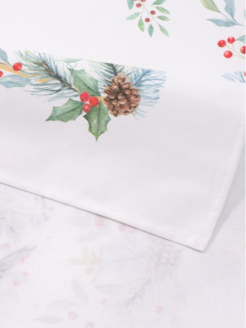 Дорожка новогодняя на стол «Этель» Christmas bells, 40×147±5 см, 100% хлопок, саржа 190 г/м²