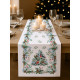 Дорожка новогодняя на стол «Этель» Christmas bells, 40×147±5 см, 100% хлопок, саржа 190 г/м²