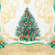 Дорожка на стол новогодняя Golden Christmas 40×147 см, 100% хлопок, саржа 190 гр/м3