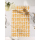 Дорожка на стол «Этель» Yellow garden 40×149 см, 100% хлопок, саржа 190 г/м², белая/жёлтая
