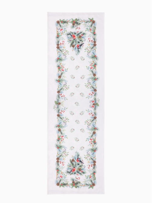 Дорожка новогодняя на стол «Этель» Christmas bells, 40×147±5 см, 100% хлопок, саржа 190 г/м²